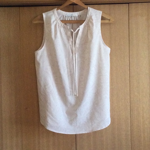 DEX V Neck Blouse w/Ties - Picture 1 of 6